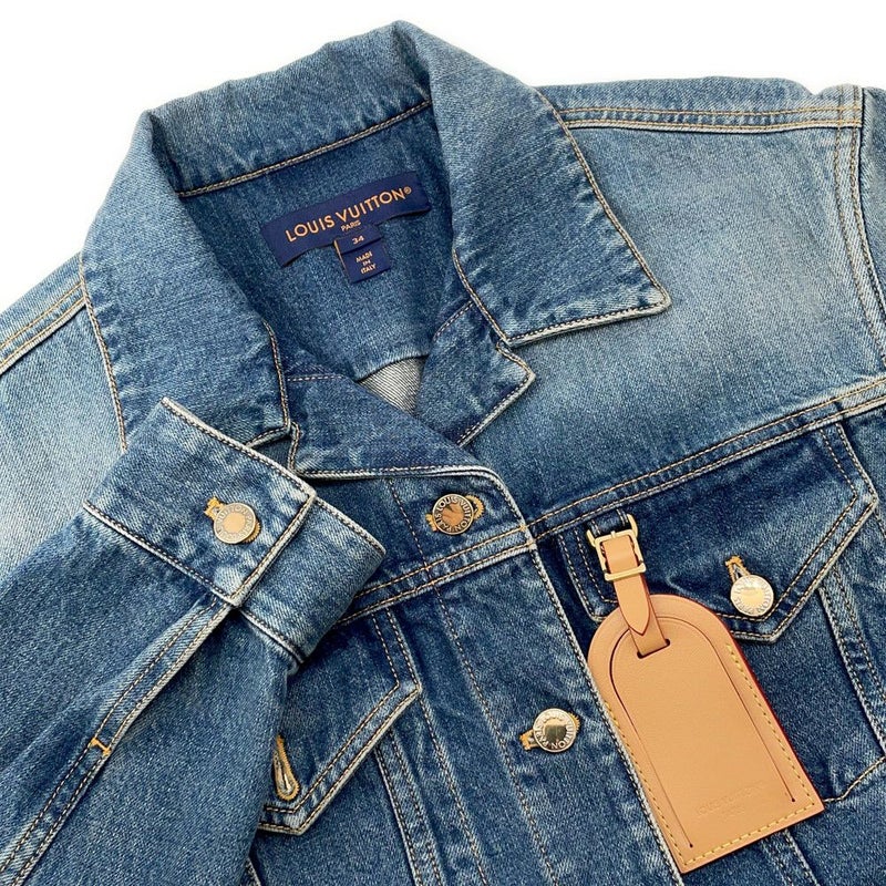 ルイヴィトン ジャケット デニム ストーンウォッシュデニム レディースサイズ34