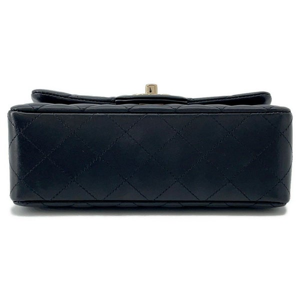 シャネル チェーンショルダーバッグ ミニ マトラッセ 20 ココマーク ラムスキン A69900 CHANEL 黒