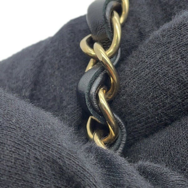 シャネル チェーンショルダーバッグ ミニ マトラッセ 20 ココマーク ラムスキン A69900 CHANEL 黒