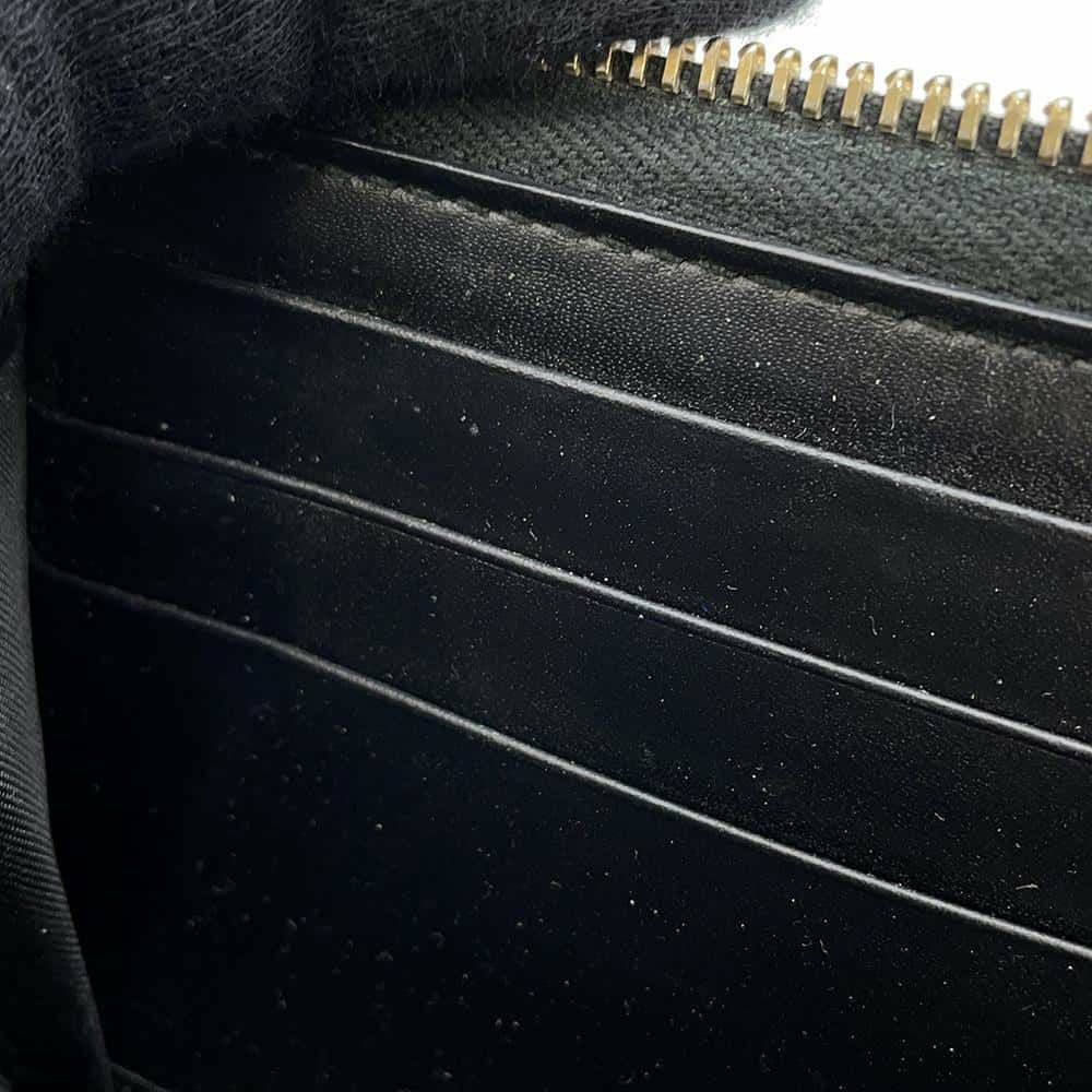 グッチ 長財布 グッチシマ ラウンドファスナー リボン レザー 388680