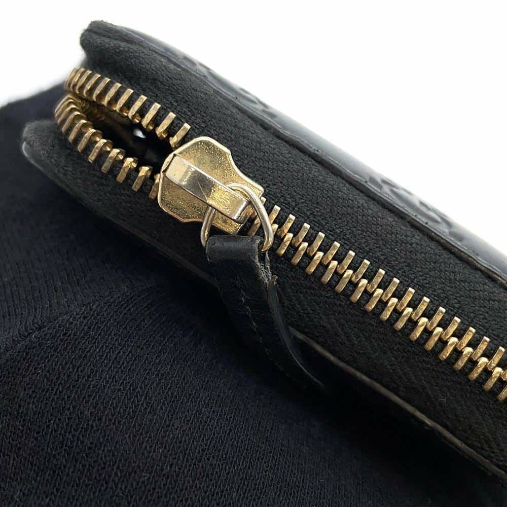 GUCCI シマ　ラウンドファスナー Shima Wallet 388680 グッチ 長財布 グッチシマ ラウンドファスナー リボン レザー 388680