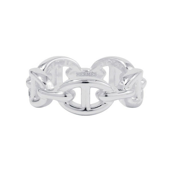 エルメス リング シェーヌダンクル アンシェネPM Enchainee SV925シルバー リングサイズ52 HERMES ジュエリー