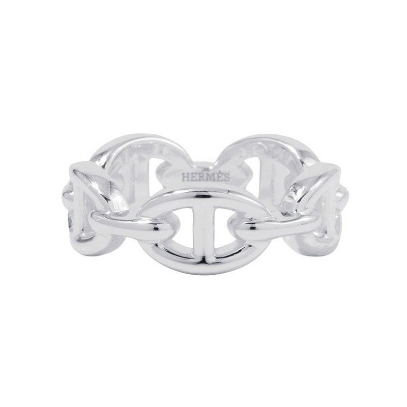 エルメス リング シェーヌダンクル アンシェネPM Enchainee SV925シルバー リングサイズ52 HERMES ジュエリー