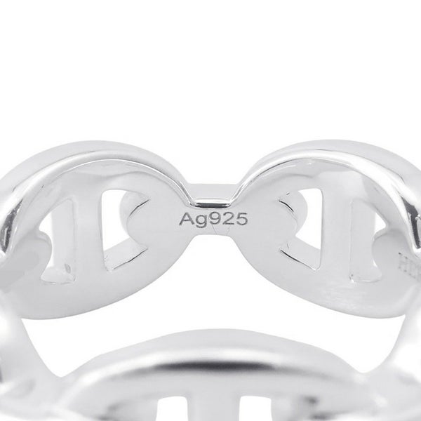 エルメス リング シェーヌダンクル アンシェネPM Enchainee SV925シルバー リングサイズ52 HERMES ジュエリー