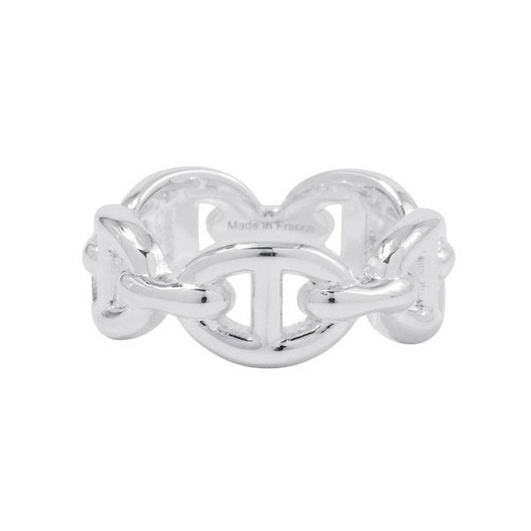 エルメス リング シェーヌダンクル アンシェネPM Enchainee SV925シルバー リングサイズ51 HERMES ジュエリー