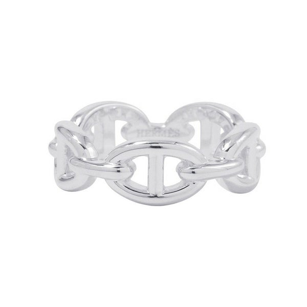 エルメス リング シェーヌダンクル アンシェネPM Enchainee SV925シルバー リングサイズ55 HERMES ジュエリー