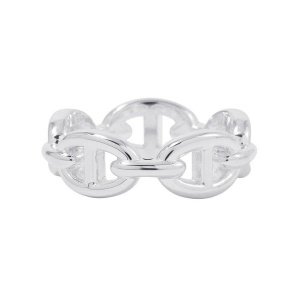 エルメス リング シェーヌダンクル アンシェネPM Enchainee SV925シルバー リングサイズ55 HERMES ジュエリー