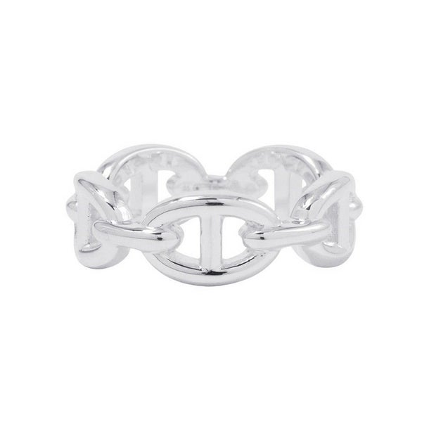 エルメス リング シェーヌダンクル アンシェネPM Enchainee SV925シルバー リングサイズ55 HERMES ジュエリー