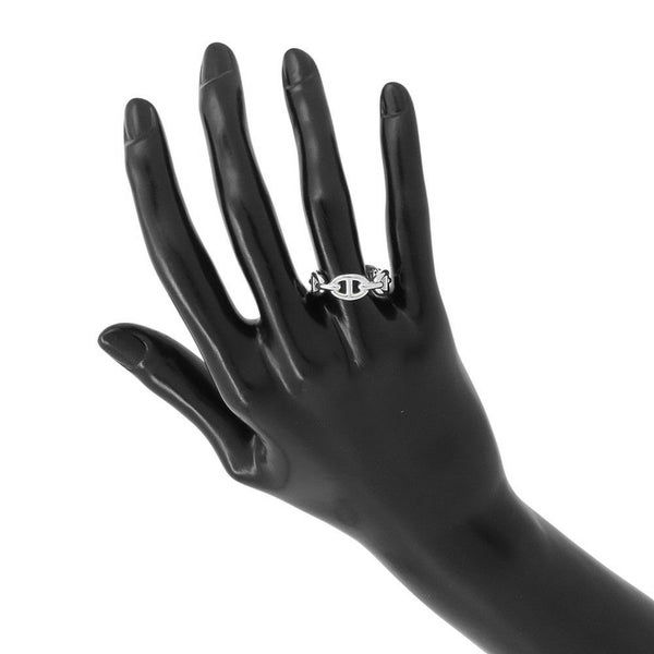 エルメス リング シェーヌダンクル アンシェネPM Enchainee SV925シルバー リングサイズ55 HERMES ジュエリー