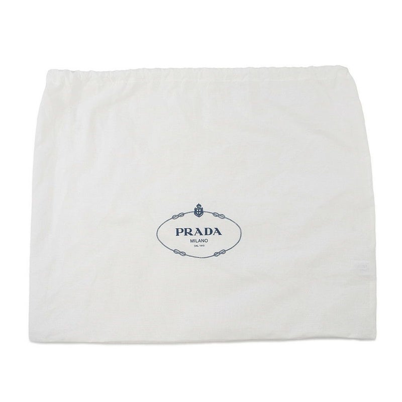 プラダ バケットハット フリンジ トライアングル ロゴ コットン サイズS 1HC137 黒