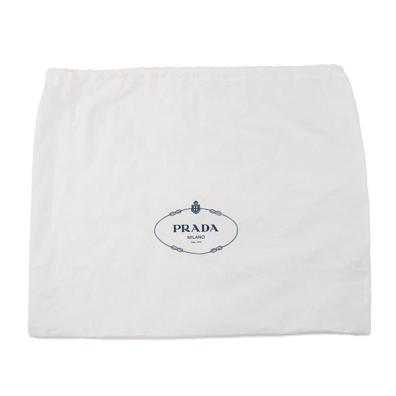 プラダ バケットハット フリンジ トライアングル ロゴ コットン サイズS 1HC137 黒