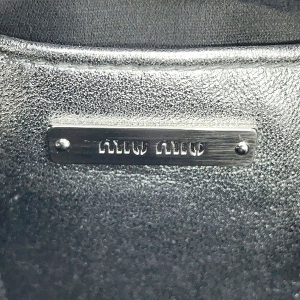 ミュウミュウ チェーンショルダーバッグ マテラッセ クリスタル レザー 5BH191 Miu Miu