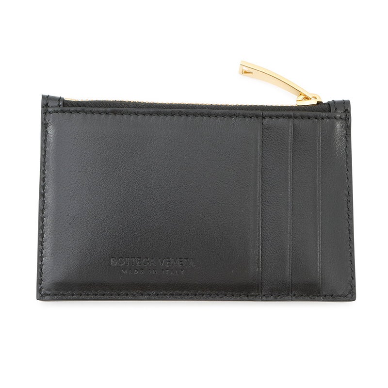ボッテガヴェネタ カードケース マキシイントレチャート カセット ファスナーカードケース 681010 BOTTEGA VENETA 黒