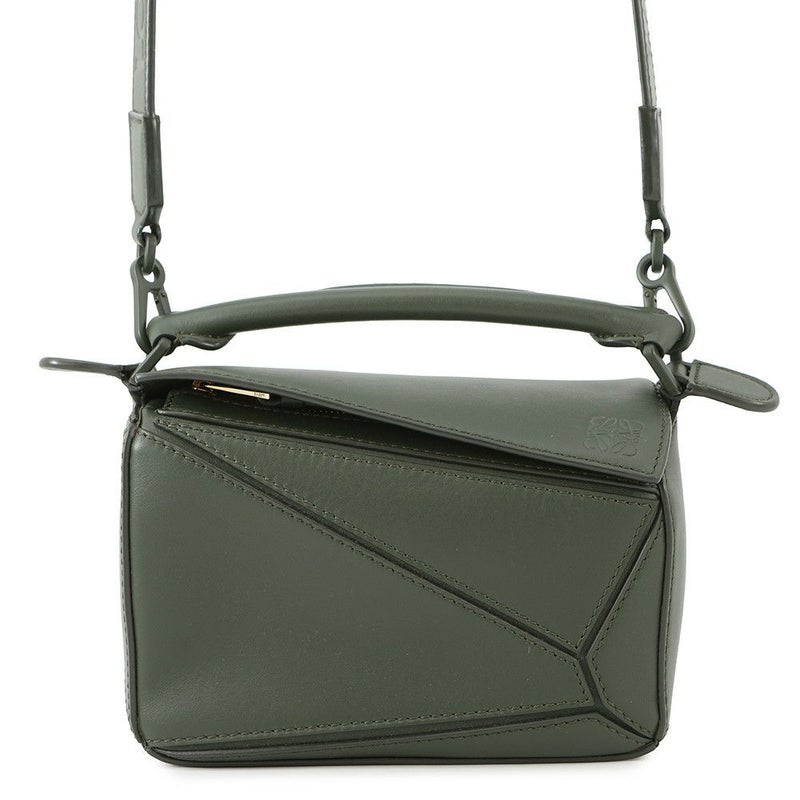 ロエベ ハンドバッグ パズルバッグ ミニ レザー A510U95X58 LOEWE 2way トーンオントーン