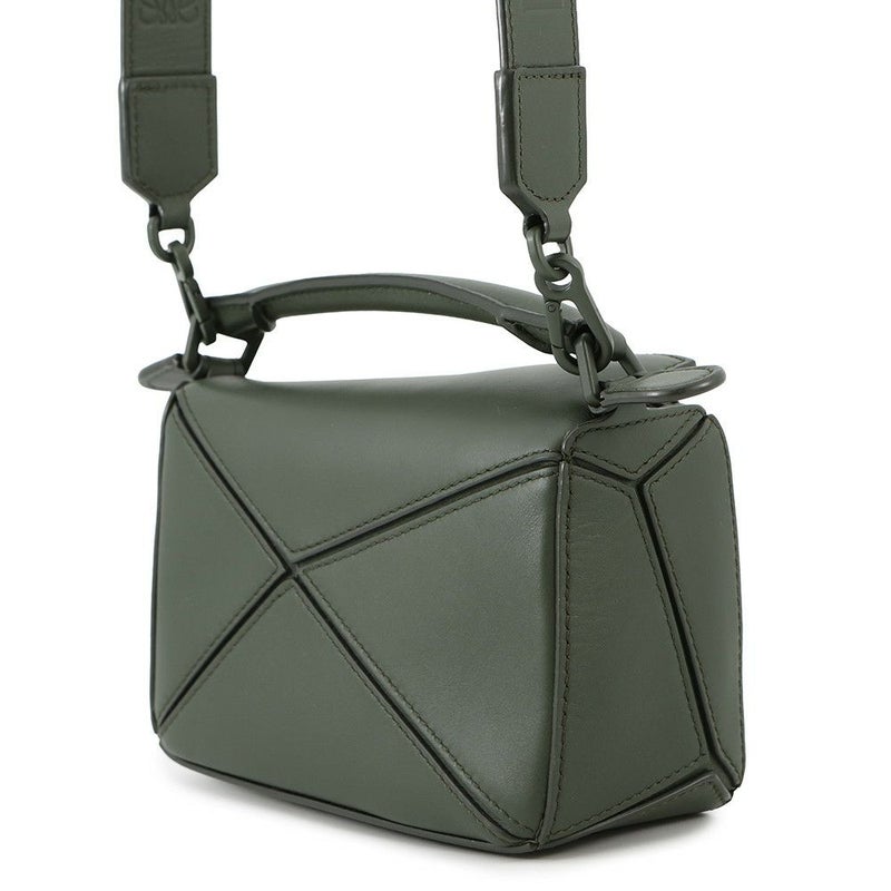 ロエベ ハンドバッグ パズルバッグ ミニ レザー A510U95X58 LOEWE 2way トーンオントーン