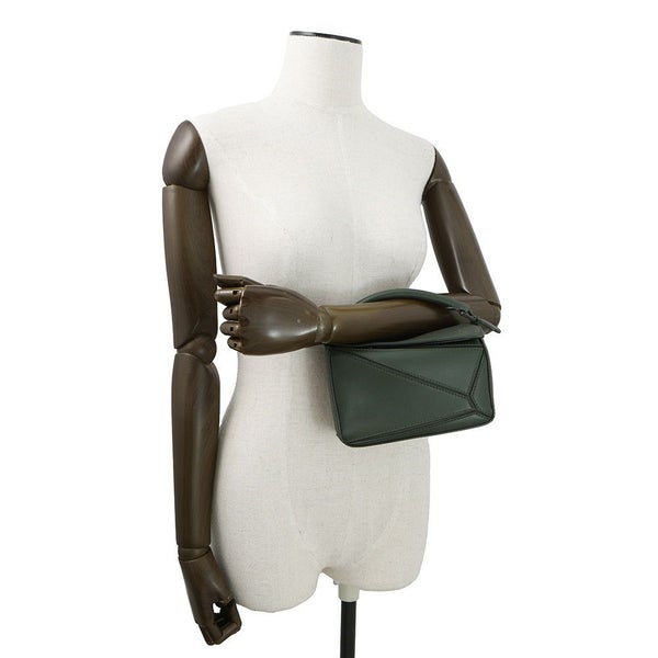 ロエベ ハンドバッグ パズルバッグ ミニ レザー A510U95X58 LOEWE 2way トーンオントーン