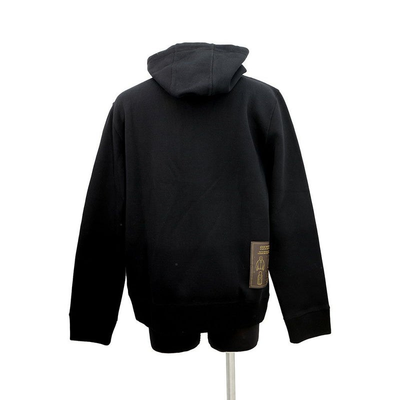ルイヴィトン パーカー ダブルフェイストラベルフーディ メンズサイズXL 1A7XEQ LOUIS VUITTON トップス 黒 ブラック