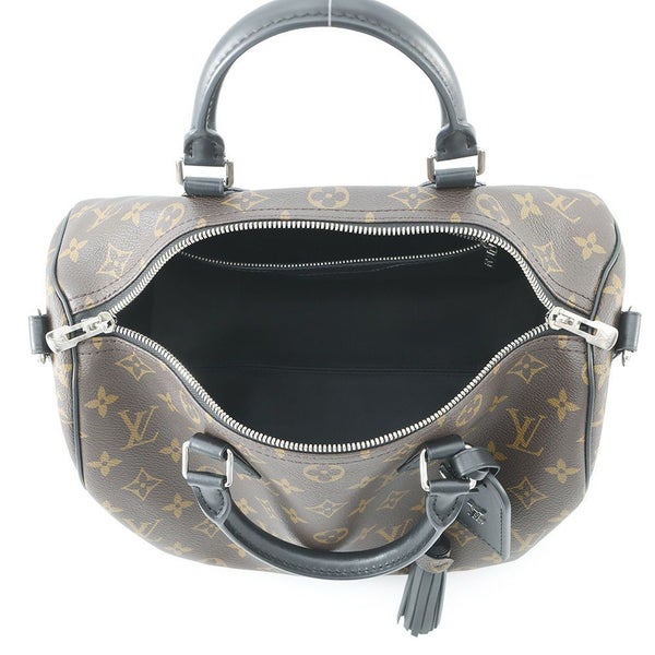 ルイヴィトン ハンドバッグ モノグラム スピーディ・バンドリエール30 ソフト M12243 LOUIS VUITTON 2way ブラック 黒