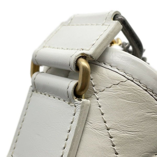 シャネル チェーンショルダーバッグ ガブリエル ドゥ シャネル ホーボー スモール A91810 CHANEL  白