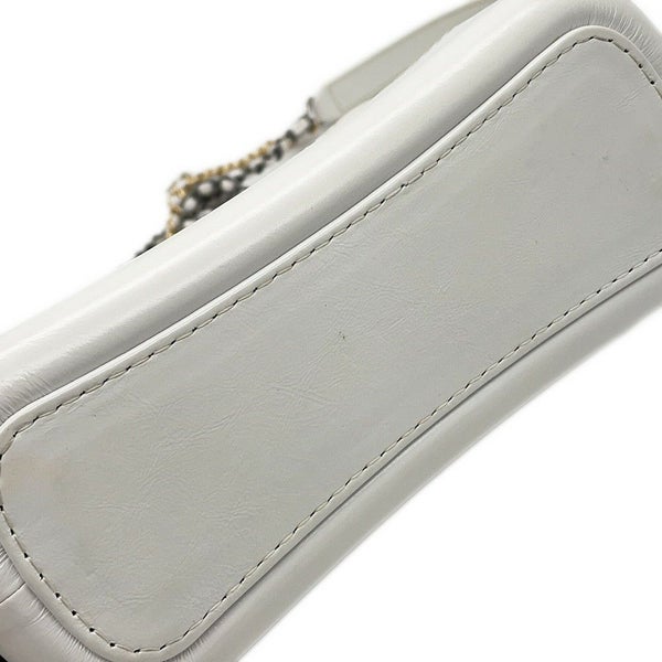 シャネル チェーンショルダーバッグ ガブリエル ドゥ シャネル ホーボー スモール A91810 CHANEL  白