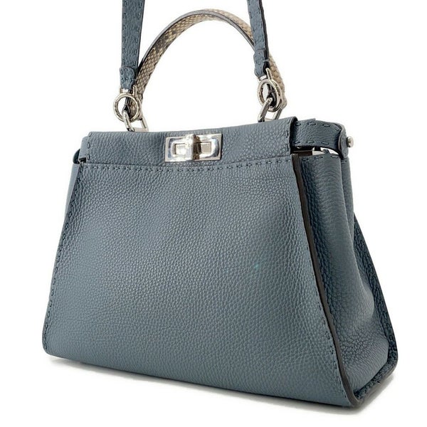 フェンディ ハンドバッグ セレリア ピーカブー レギュラー パイソン 8BN290 FENDI バッグ 2wayショルダーバッグ