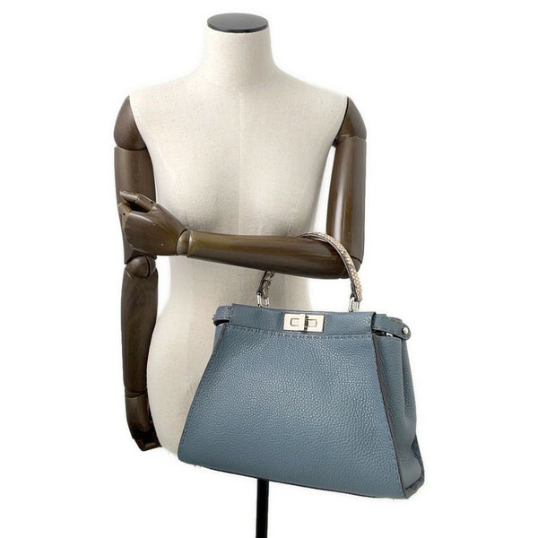 フェンディ ハンドバッグ セレリア ピーカブー レギュラー パイソン 8BN290 FENDI バッグ 2wayショルダーバッグ