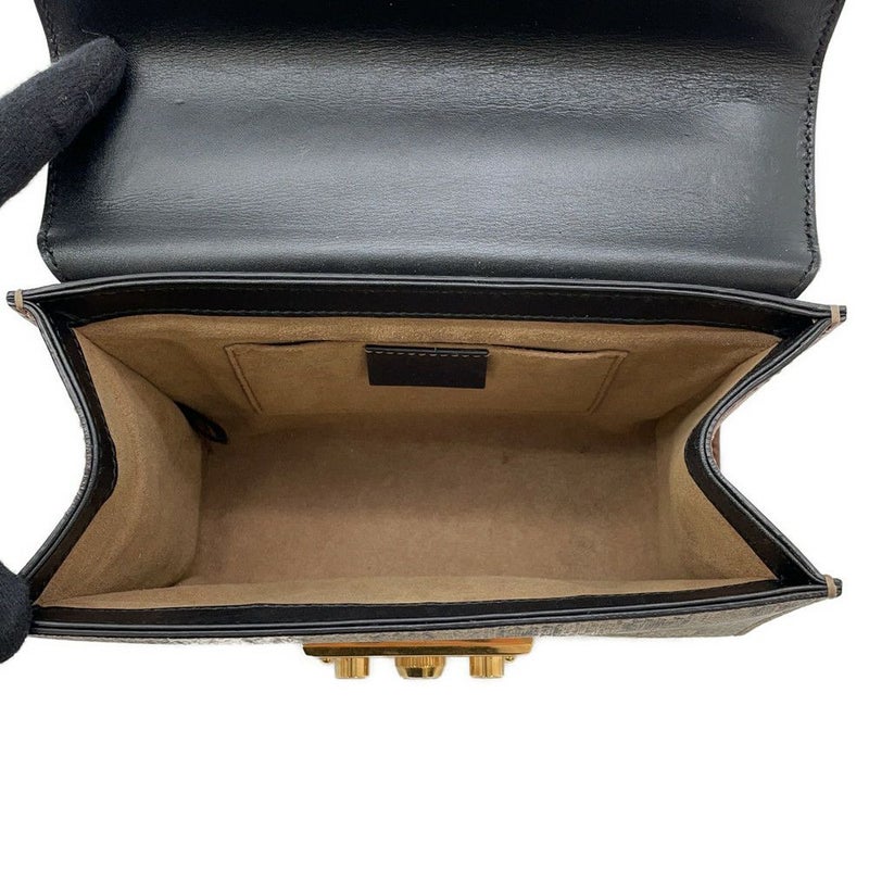 グッチ チェーンショルダーバッグ GGスプリーム パドロック スモール 409487 GUCCI バッグ Wチェーンショルダー