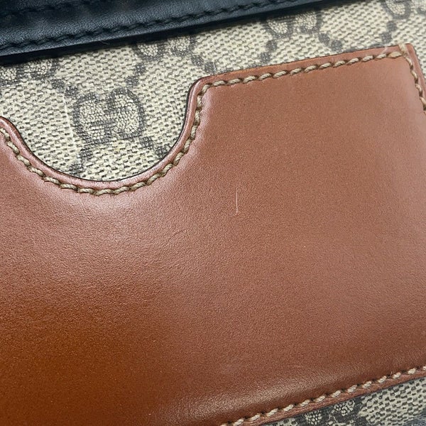 グッチ チェーンショルダーバッグ GGスプリーム パドロック スモール 409487 GUCCI バッグ Wチェーンショルダー