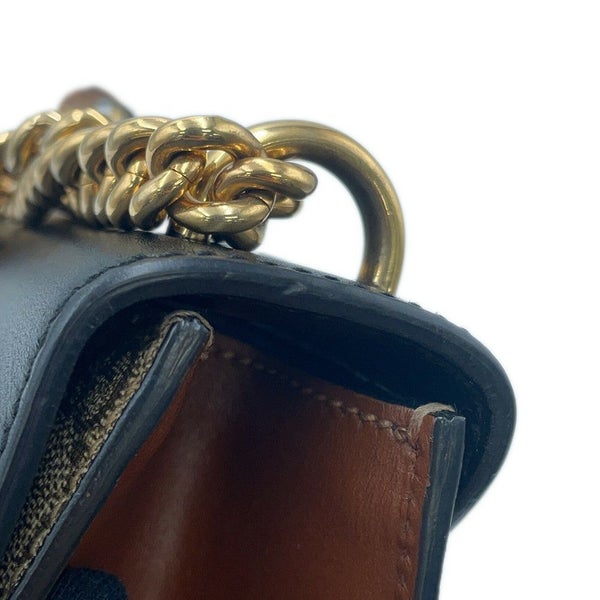 グッチ チェーンショルダーバッグ GGスプリーム パドロック スモール 409487 GUCCI バッグ Wチェーンショルダー