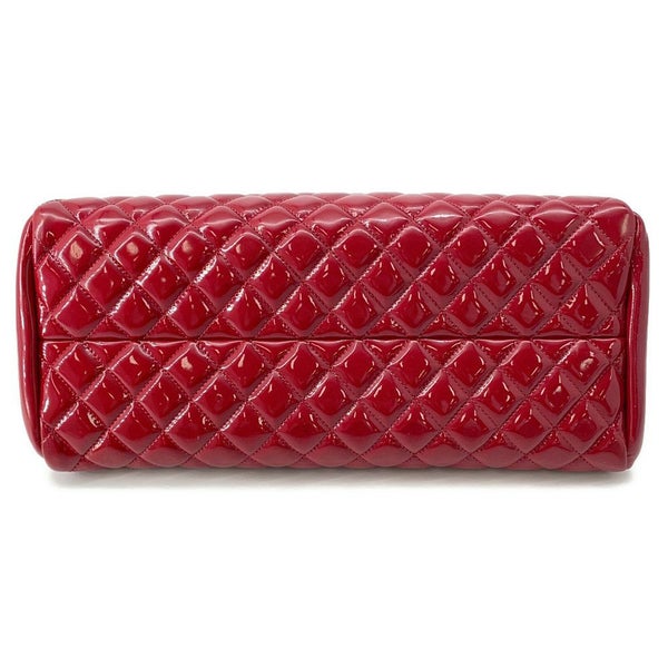 シャネル チェーンショルダーバッグ マドモアゼル ボーリングバッグ パテントレザー ココマーク A50556 CHANEL