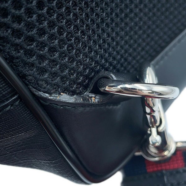 グッチ ボディバッグ GGスプリーム スリングバッグ 478325 GUCCI 黒 メンズ