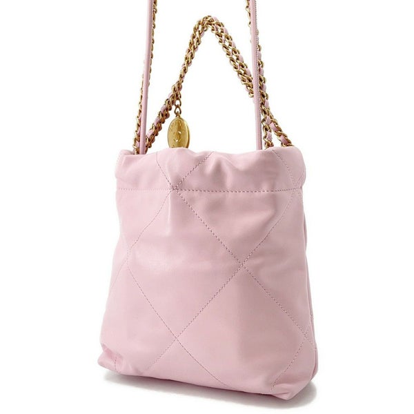 シャネル ハンドバッグ CHANEL 22 ミニ ココマーク シャイニーカーフレザー AS3980 CHANEL 2wayバッグ
