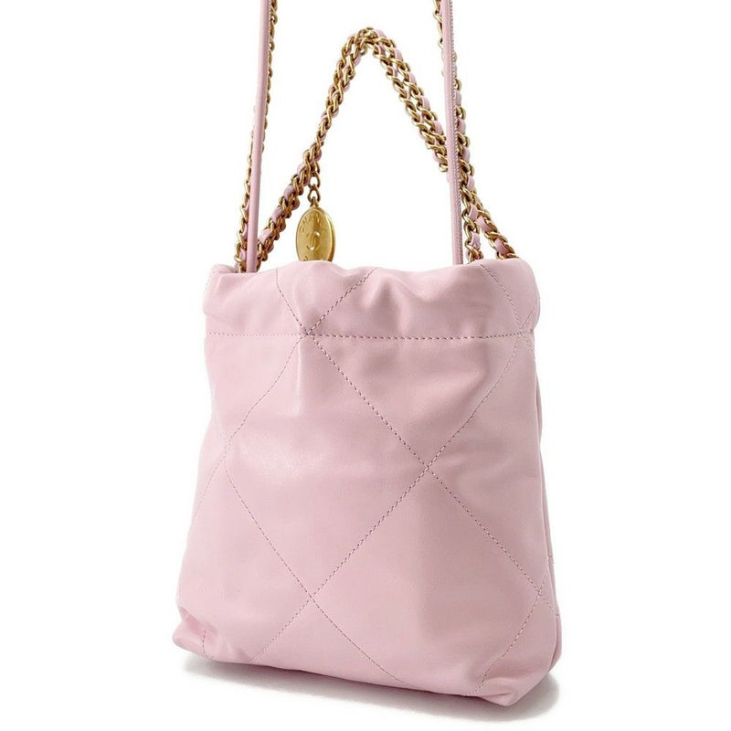 シャネル ハンドバッグ CHANEL 22 ミニ ココマーク シャイニーカーフレザー AS3980 CHANEL 2wayバッグ