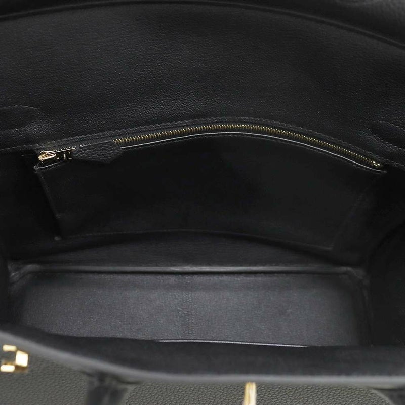 エルメス バーキン30 ブラック/ゴールド金具 トゴ W刻印 HERMES Birkin ハンドバッグ 黒