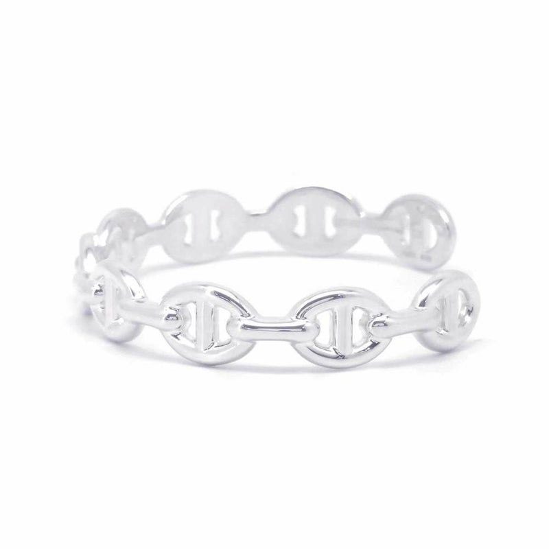 エルメス ブレスレット シェーヌダンクル アンシェネ バングル SV925シルバー サイズST HERMES