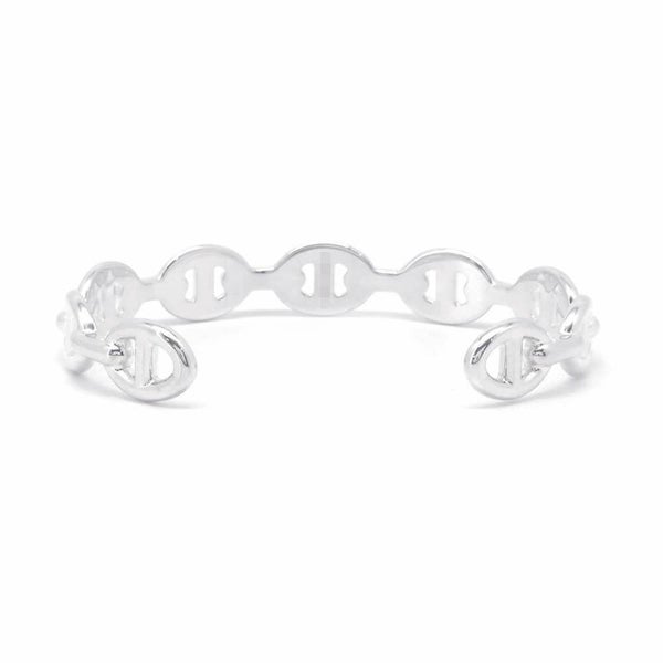 エルメス ブレスレット シェーヌダンクル アンシェネ バングル SV925シルバー サイズST HERMES