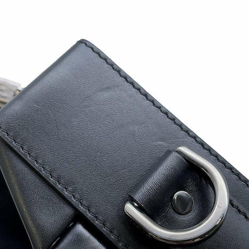 クリスチャン・ディオール ハンドバッグ ロック ミニ オブリーク 1LXP0119MCT Dior 2wayショルダー トロッター 黒