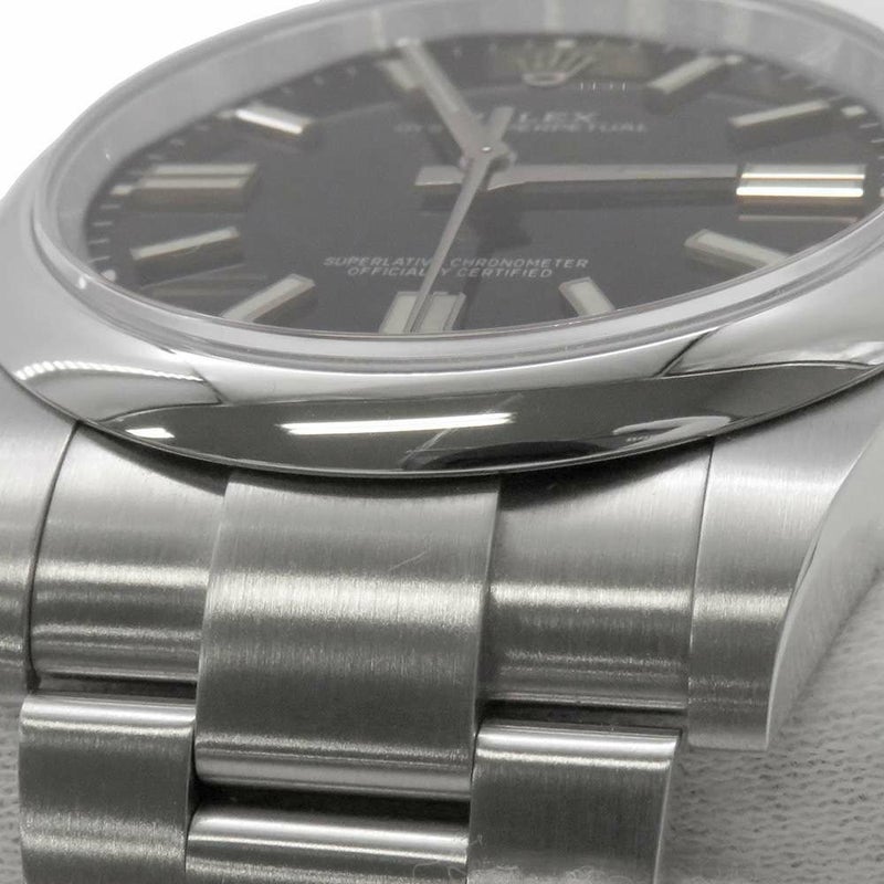 ロレックス オイスターパーペチュアル41 ランダムシリアル ルーレット 124300 ROLEX 腕時計 黒文字盤