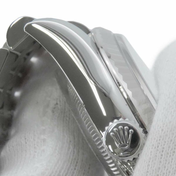 ロレックス デイトジャスト36 SS/K18WG 10PD ランダムシリアル ルーレット 116234NG ホワイトシェル文字盤