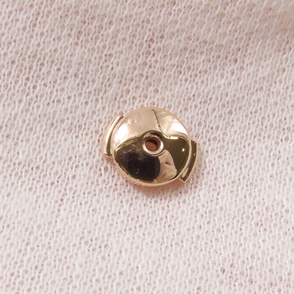 エルメス ピアス ガンバード クルー・ド・セル ピアス ダイヤモンド 計0.04ct K18PGピンクゴールド HERMES Ex-Libris Clou de Selle