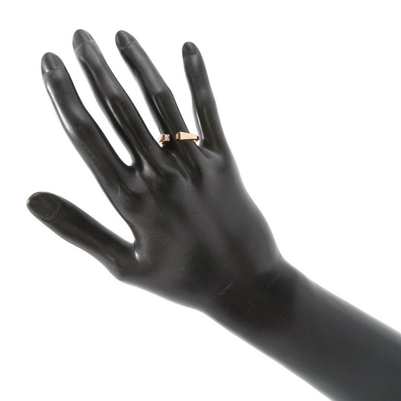 エルメス リング クルー・ド・フォルジュPM ダイヤモンド 2P 計0.1ct K18PGピンクゴールド サイズ54 HERMES Clou de forge 指輪