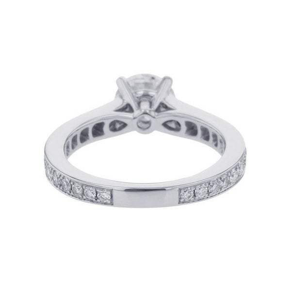 グラフ リング フレーム ラウンド ダイヤモンド エンゲージメントリング ダイヤ 中石0.70ct Pt950 サイズ5号 RPV01 GIA鑑定書付き 指輪