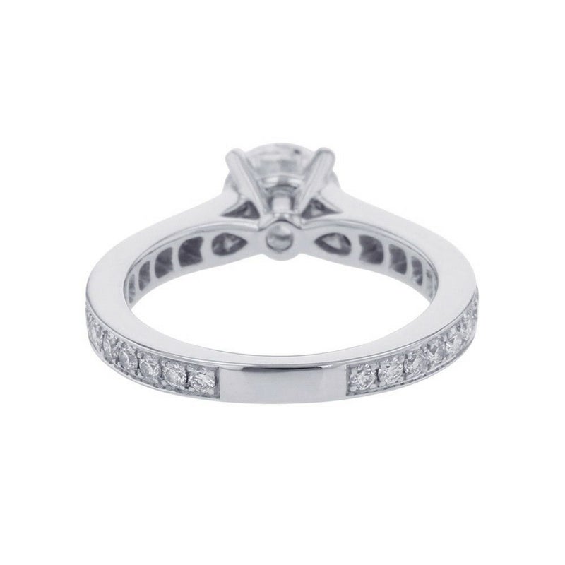 グラフ リング フレーム ラウンド ダイヤモンド エンゲージメントリング ダイヤ 中石0.70ct Pt950 サイズ5号 RPV01 GIA鑑定書付き 指輪