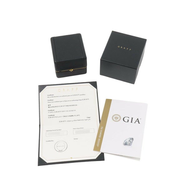 グラフ リング フレーム ラウンド ダイヤモンド エンゲージメントリング ダイヤ 中石0.70ct Pt950 サイズ5号 RPV01 GIA鑑定書付き 指輪
