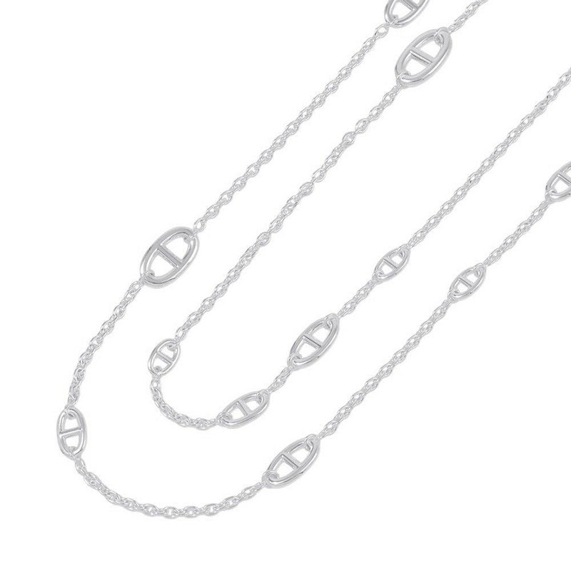 エルメス ネックレス シェーヌダンクル ファランドール SV925シルバー サイズ160 HERMES ロングネックレス ジュエリー