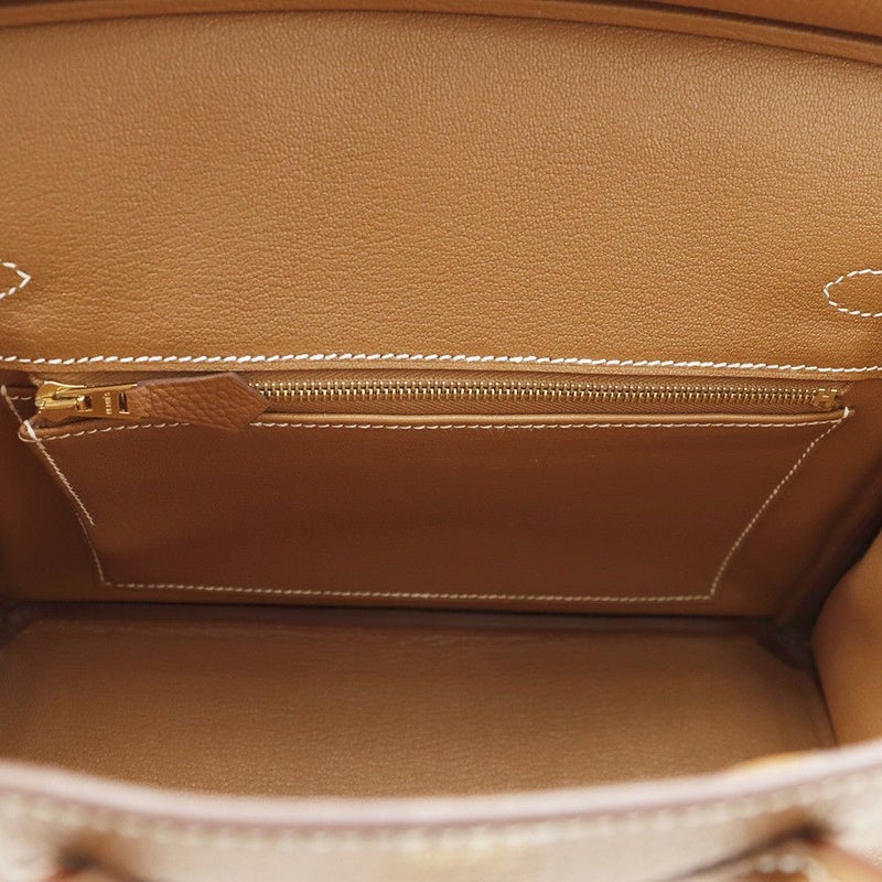 エルメス バーキン25 ゴールド/ゴールド金具 トゴ W刻印 HERMES Birkin ハンドバッグ
