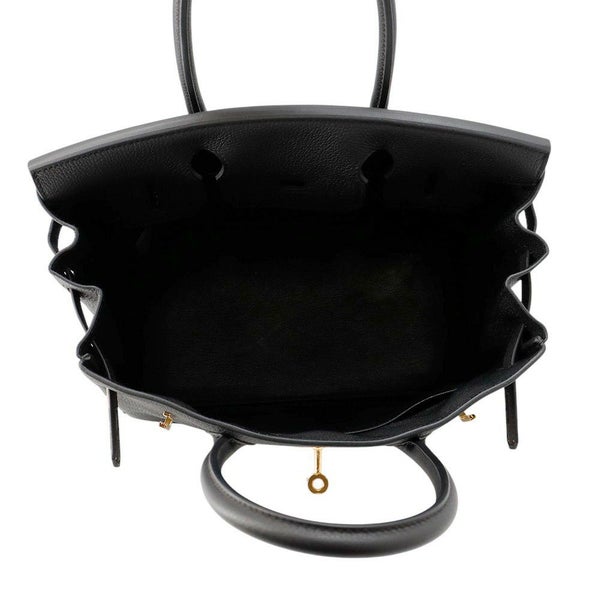 エルメス バーキン30 ブラック/ゴールド金具 トゴ B刻印 HERMES Birkin ハンドバッグ 黒