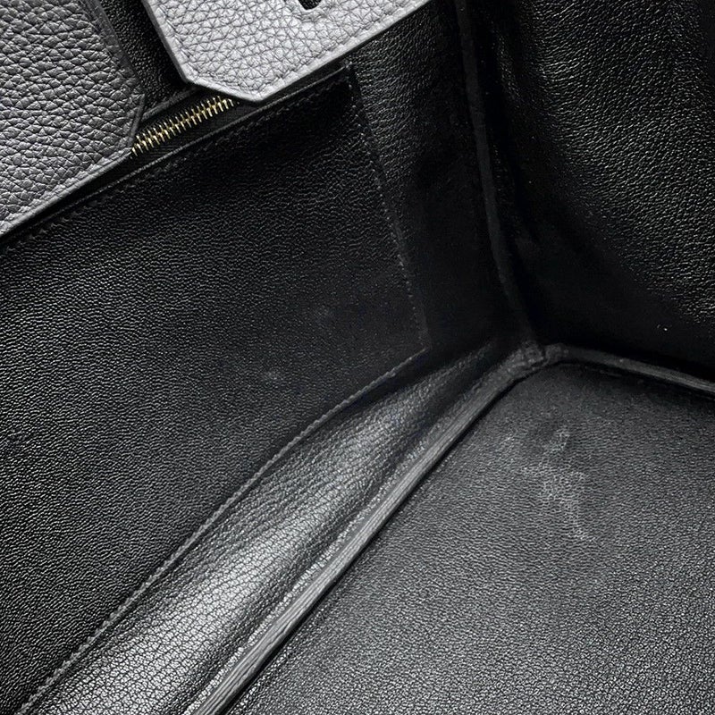 エルメス バーキン30 ブラック/ゴールド金具 トゴ B刻印 HERMES Birkin ハンドバッグ 黒