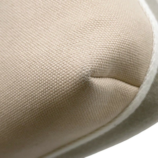 エルメス ポーチ ブリッド・ア・ブラックPM ベージュ/シルバー金具 キャンバス HERMES バッグ 小物入れ