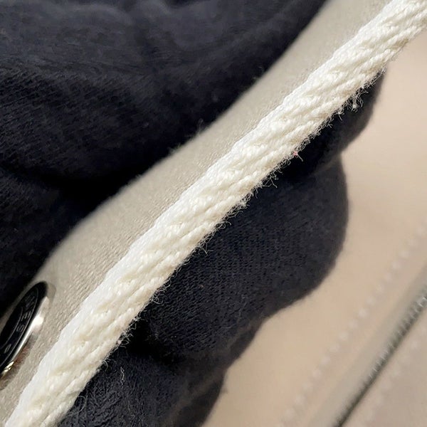 エルメス ポーチ ブリッド・ア・ブラックPM ベージュ/シルバー金具 キャンバス HERMES バッグ 小物入れ